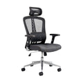 **Chaise de bureau ergonomique en maille avec appuie-tête ajustable**